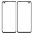 Replacement Front Glass For Realme X50 Pro 5g Black By - Maxbhi Com