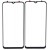 Replacement Front Glass For Realme Narzo 10 Black By - Maxbhi Com