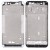 Lcd Frame Middle Chassis For Infinix Hot 6 Pro Black By - Maxbhi Com