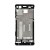 Lcd Frame Middle Chassis For Sony Xperia Xa Dual Black By - Maxbhi Com