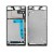 Lcd Frame Middle Chassis For Sony Xperia Z3 Silver Green By - Maxbhi Com