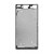 Lcd Frame Middle Chassis For Sony Xperia Z3 Silver Green By - Maxbhi Com