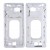 Lcd Frame Middle Chassis For Sony Xperia Xz3 Silver By - Maxbhi Com