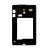 Lcd Frame Middle Chassis For Samsung Galaxy Tab E 9 6 White By - Maxbhi Com