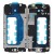 Lcd Frame Middle Chassis For Samsung Galaxy A3 2016 Black By - Maxbhi Com