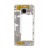 Lcd Frame Middle Chassis For Samsung Galaxy A3 2016 White By - Maxbhi Com