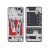Lcd Frame Middle Chassis For Honor 9x White By - Maxbhi Com