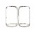 Lcd Frame Middle Chassis For Blackberry Q10 White By - Maxbhi Com