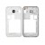 Lcd Frame Middle Chassis For Samsung Galaxy J1 2016 White By - Maxbhi Com