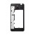 Lcd Frame Middle Chassis For Microsoft Lumia 640 Xl Dual Sim Orange By - Maxbhi Com