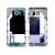 Lcd Frame Middle Chassis For Samsung Galaxy Note 5 Dual Sim 32gb White By - Maxbhi Com