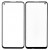 Replacement Front Glass For Huawei P40 Lite E Black By - Maxbhi Com