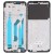Lcd Frame Middle Chassis For Infinix Smart 4 X653 Black By - Maxbhi Com