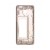 Lcd Frame Middle Chassis For Samsung Galaxy A8 2018 White By - Maxbhi Com