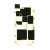 Lcd Frame Middle Chassis For Sony Xperia Xz1 Compact Black By - Maxbhi Com