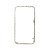 Lcd Frame Middle Chassis For Apple Iphone 3g White By - Maxbhi Com