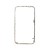 Lcd Frame Middle Chassis For Apple Iphone 3g White By - Maxbhi Com