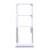 Sim Card Holder Tray For Xiaomi Redmi Note 9 White - Maxbhi Com