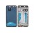 Lcd Frame Middle Chassis For Huawei Y6 2017 Black By - Maxbhi Com