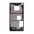 Lcd Frame Middle Chassis For Sony Xperia Z5 Compact Black By - Maxbhi Com