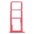Sim Card Holder Tray For Samsung Galaxy A11 Red - Maxbhi Com