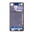 Lcd Frame Middle Chassis For Sony Xperia Z3 Plus Black By - Maxbhi Com