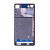 Lcd Frame Middle Chassis For Sony Xperia Z3 Plus White Black By - Maxbhi Com