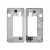 Lcd Frame Middle Chassis For Samsung Galaxy Mega 2 Duos Smg7508q With Dual Sim Black By - Maxbhi Com