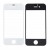Replacement Front Glass For Apple Iphone 4s White By - Maxbhi Com