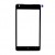Replacement Front Glass For Nokia Lumia 900 Black By - Maxbhi Com
