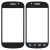 Replacement Front Glass For Samsung Google Nexus S I9020 Black By - Maxbhi Com