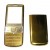 Full Body Housing For Nokia C301 Touch And Type Gold - Maxbhi.com