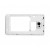 Lcd Frame Middle Chassis For Samsung I9105p Galaxy S Ii Plus With Nfc White By - Maxbhi Com