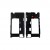 Lcd Frame Middle Chassis For Nokia X2 Rm1013 Black By - Maxbhi Com