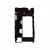 Lcd Frame Middle Chassis For Nokia X2 Rm1013 Black By - Maxbhi Com
