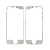 Lcd Frame Middle Chassis For Apple Iphone 5 White By - Maxbhi Com