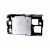 Lcd Frame Middle Chassis For Htc Desire A8181 Silver By - Maxbhi Com