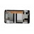 Lcd Frame Middle Chassis For Htc Hd2 Black By - Maxbhi Com