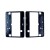 Lcd Frame Middle Chassis For Samsung Galaxy Tab4 10 1 Lte T535 Black By - Maxbhi Com