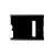 Lcd Frame Middle Chassis For Nokia 3250 Black By - Maxbhi Com