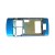 Lcd Frame Middle Chassis For Nokia X302 Rm639 Blue By - Maxbhi Com
