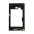 Lcd Frame Middle Chassis For Lg Optimus L3 E400 Black By - Maxbhi Com