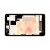 Lcd Frame Middle Chassis For Sony Xperia Go St27a White By - Maxbhi Com
