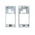 Lcd Frame Middle Chassis For Sony Xperia J St26i White By - Maxbhi Com
