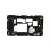 Lcd Frame Middle Chassis For Nokia Asha 501 Dual Sim Black By - Maxbhi Com