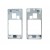 Lcd Frame Middle Chassis For Sony Xperia J St26a White By - Maxbhi Com