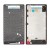 Lcd Frame Middle Chassis For Sony Xperia Zl Lte White By - Maxbhi Com