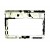 Lcd Frame Middle Chassis For Samsung Smt520 Silver By - Maxbhi Com