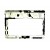 Lcd Frame Middle Chassis For Samsung Smt520 White By - Maxbhi Com