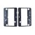 Lcd Frame Middle Chassis For Samsung Galaxy Tab 4 10 1 2015 Black By - Maxbhi Com
